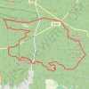 Trace GPS Rochers des Etroitures, itinéraire, parcours