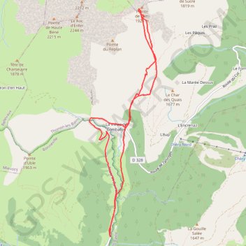 Trace GPS Ratti, itinéraire, parcours