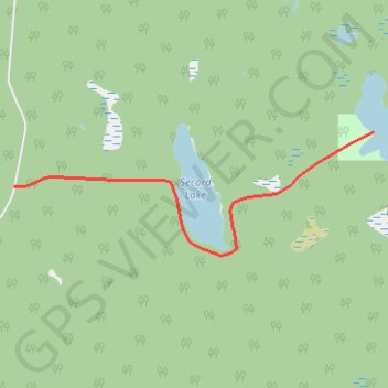 Trace GPS Gluten Lake Trail, itinéraire, parcours