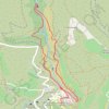 Trace GPS Rando Minerve gorges du Briant, itinéraire, parcours
