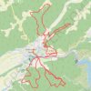 Trace GPS Rando des collines - Greoux Les Bains, itinéraire, parcours