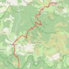 Trace GPS Stevenson - Chasseradès - Station du Mont Lozère, itinéraire, parcours