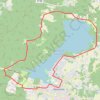 Trace GPS Tour du lac de soustons, itinéraire, parcours