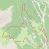 Trace GPS Lac du Miroir, itinéraire, parcours