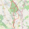 Trace GPS Dieupentale-Montech 34km, itinéraire, parcours