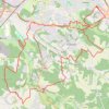Trace GPS pousse cailloux 36km 2021, itinéraire, parcours