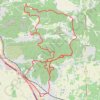 Trace GPS Autour de Piolenc, itinéraire, parcours