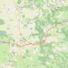 Trace GPS GR70 Etape 2 Monastier Bouchet St Nicolas 23km, itinéraire, parcours