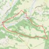 Trace GPS Provence Verdon VTT dépar de Roumoules, itinéraire, parcours