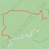 Trace GPS The Crinoline - Mount Tamboritha, itinéraire, parcours