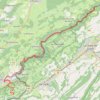 Trace GPS Fournet Blancheroche - Villers-le-Lac, itinéraire, parcours