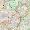 Trace GPS Luxembourg, itinéraire, parcours