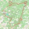 Trace GPS Autour du plan d'eau des Salettes - Mormoiron, itinéraire, parcours
