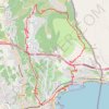 Trace GPS Menton boucle Castellar, itinéraire, parcours