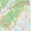 Trace GPS Les Glaciers - Balcon Nord, itinéraire, parcours