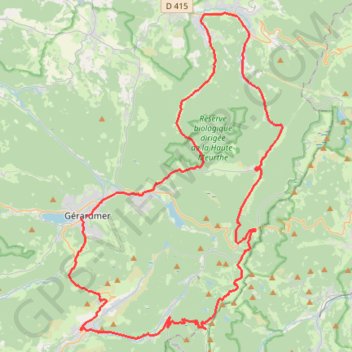 Trace GPS Gérardmer- alternative, itinéraire, parcours