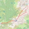 Trace GPS Boucle des lacs Roberts, David, Longet, itinéraire, parcours
