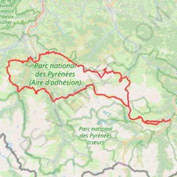 Trace GPS Grand Raid Des Pyrénées, itinéraire, parcours