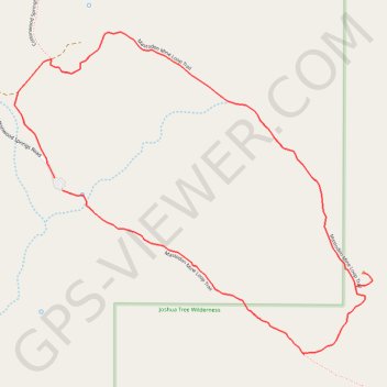Trace GPS Mastodon Peak, itinéraire, parcours