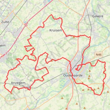 Trace GPS Ename Classic 2022 - 89 km, itinéraire, parcours