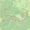 Trace GPS La Roque et Buron du Pendouliou de Fabrègues, itinéraire, parcours
