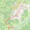 Trace GPS Refuge de la Croix de pierre - Hauteluce, itinéraire, parcours