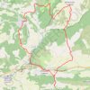 Trace GPS De Céreste à Sainte-Croix-à-Lauze par Viens, itinéraire, parcours