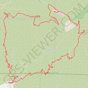 Trace GPS Mount Lukens, itinéraire, parcours