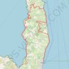 Trace GPS Cent cols en Corse du Nord, itinéraire, parcours