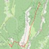 Trace GPS Randonnée au massif de la Chartreuse, itinéraire, parcours