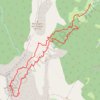 Trace GPS Tournette en ski, itinéraire, parcours