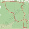 Trace GPS Le chemin des Cèdres (Luberon), itinéraire, parcours