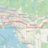 Trace GPS Tsawwassen - Chilliwack, itinéraire, parcours